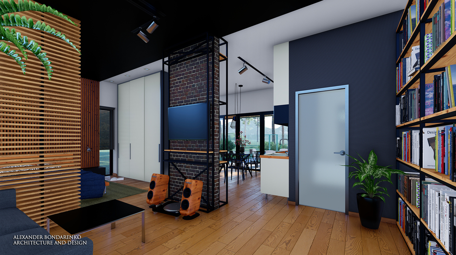 studio apartment design. Miami studio apartment design. Miami. Photo