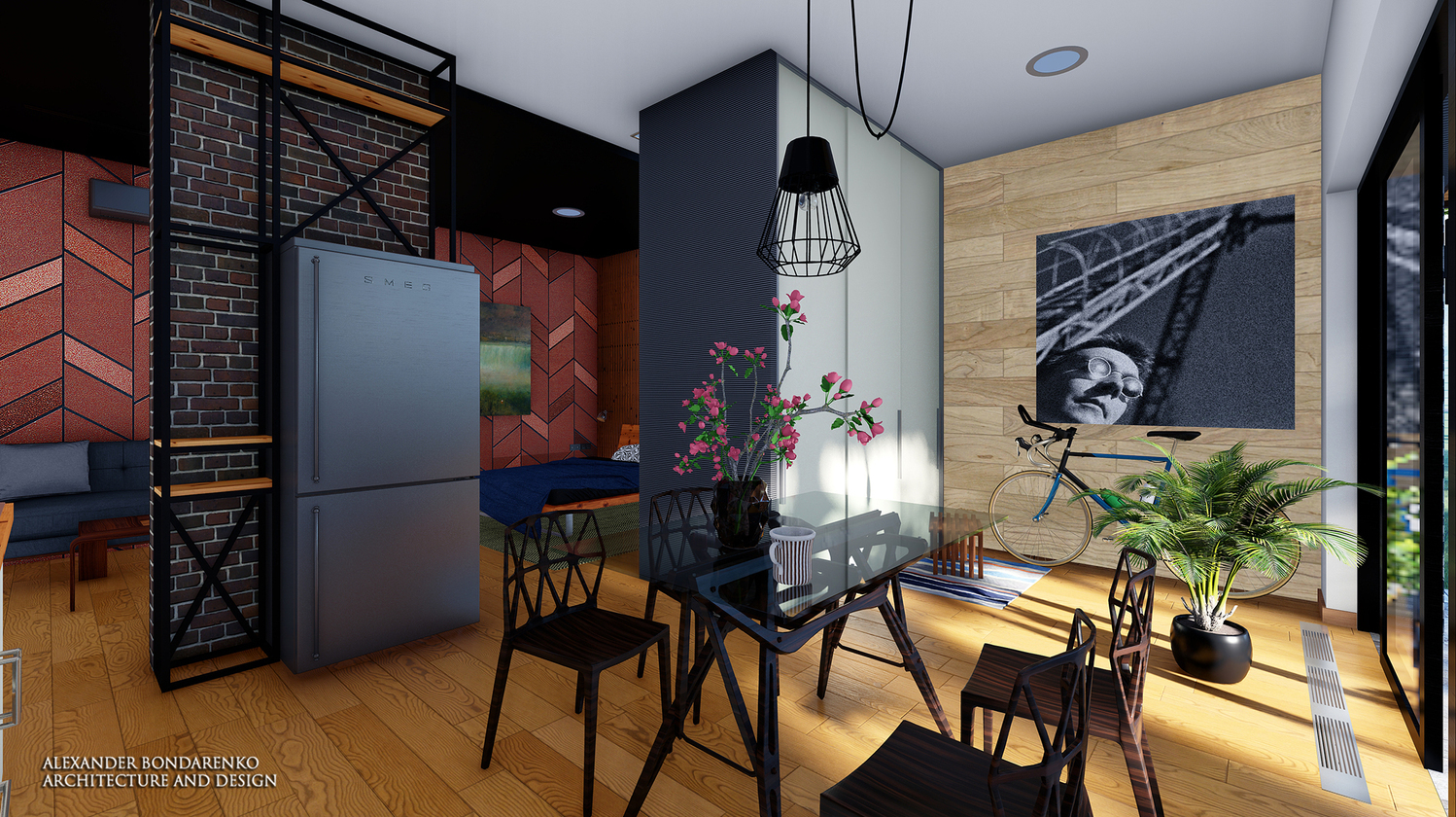 studio apartment design. Miramar studio apartment design. Miramar. Photo